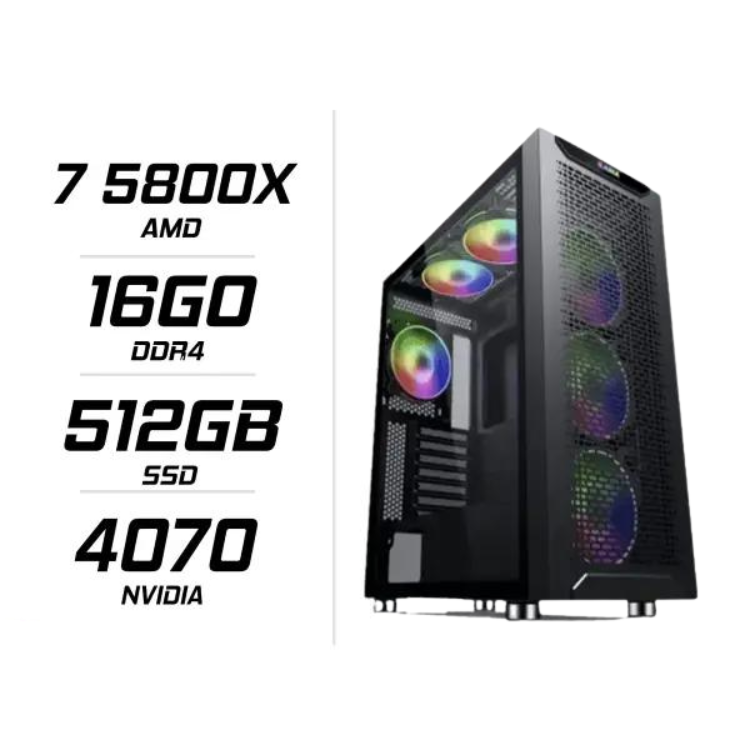 PC Gamer Ryzen 7 5800X RTX 4070