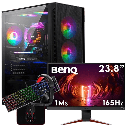 SETUP GAMER R5 3600-RTX 3050 6Go + EX240N + HPG200