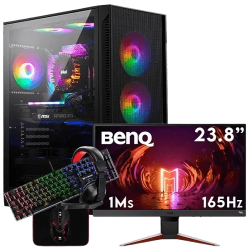 SETUP GAMER R5 3600-RTX 3050 6Go + EX240N + HPG200