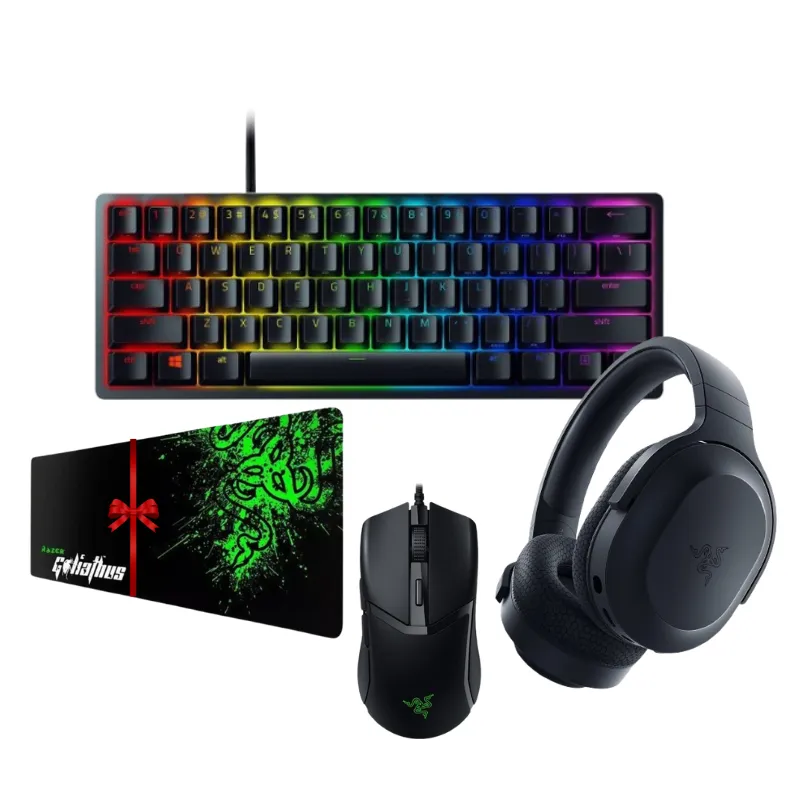 Razer Huntsman Mini + Razer Barracuda X + Razer Cobra