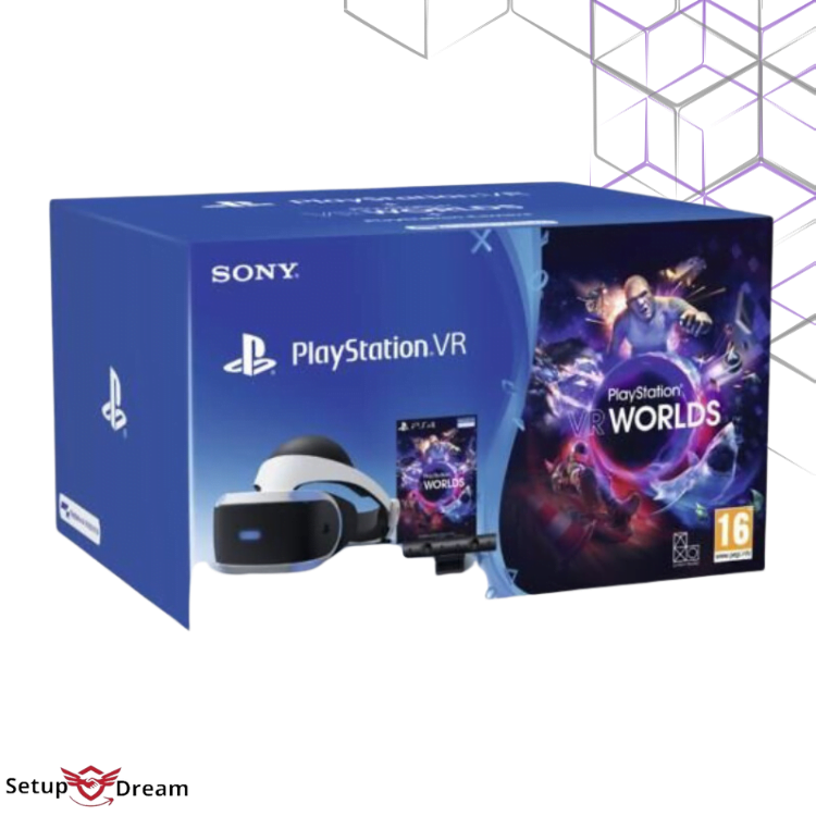 Pack Sony PlayStation VR avec Casque VR + Caméra + VR Worlds (Voucher)