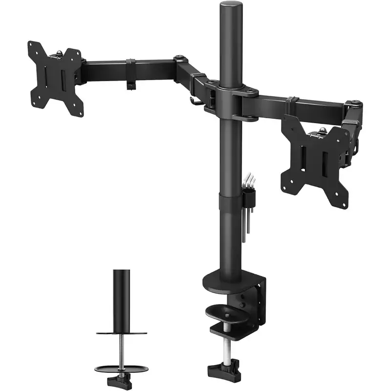Support Ecran Pc Pour 2 Moniteurs De 15" - 33" Z022