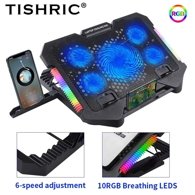 Ventilateur PC Gamer S500 – Gaming Cooler Pad