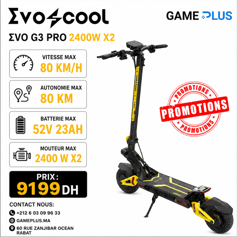 Evooscoot Evo G3 Pro 2400W X2
