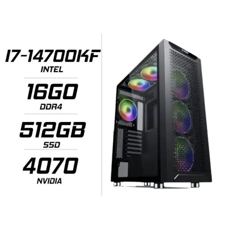 PC Gamer Intel I7 14700KF RTX 4070