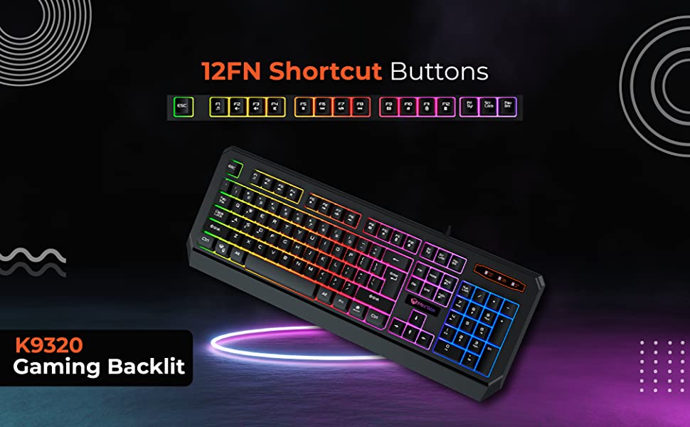 MEETION MT-K9320 – Clavier Gaming - Vue 4