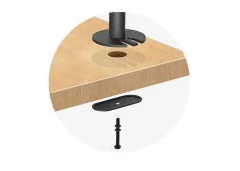 Support de Bureau pour Trois Moniteurs OPE-67 - Vue 7