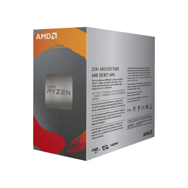AMD Ryzen 3 3200G (3.6 GHz / 4 GHz) BOX - Vue 3