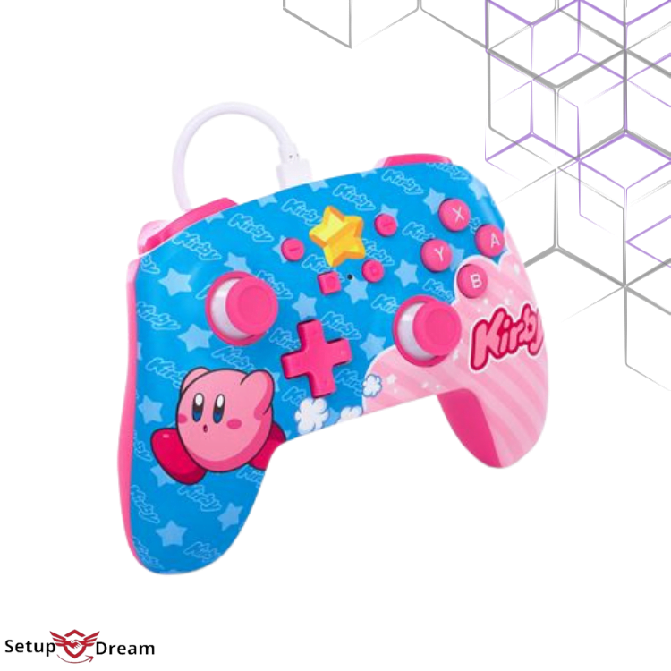 Manette filaire pour Nintendo Switch PowerA Kirby | Maroc