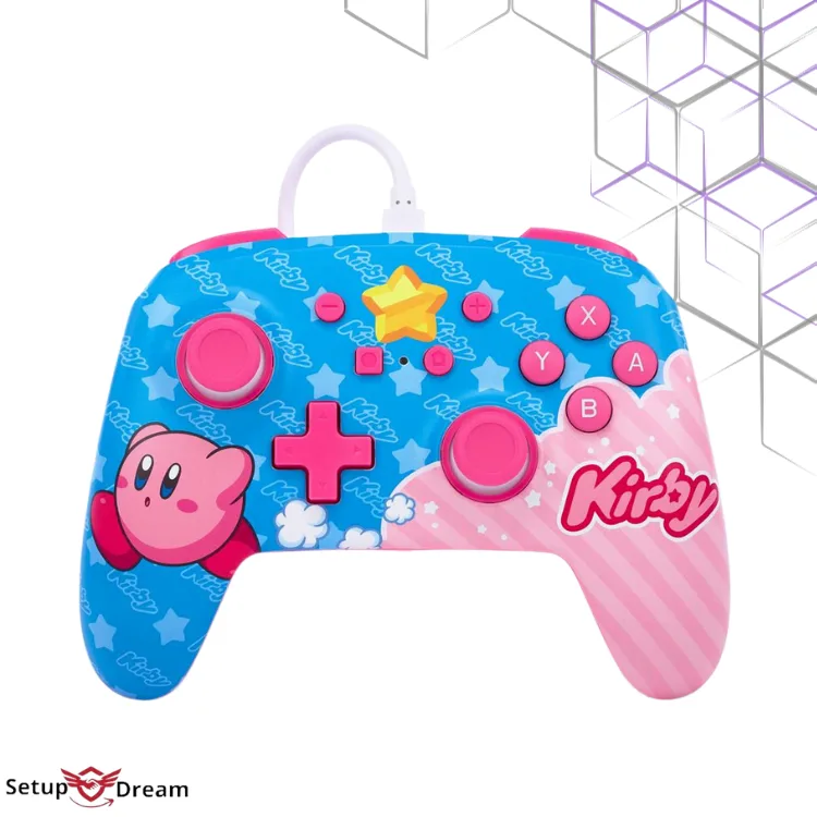 Manette filaire pour Nintendo Switch PowerA Kirby | Maroc