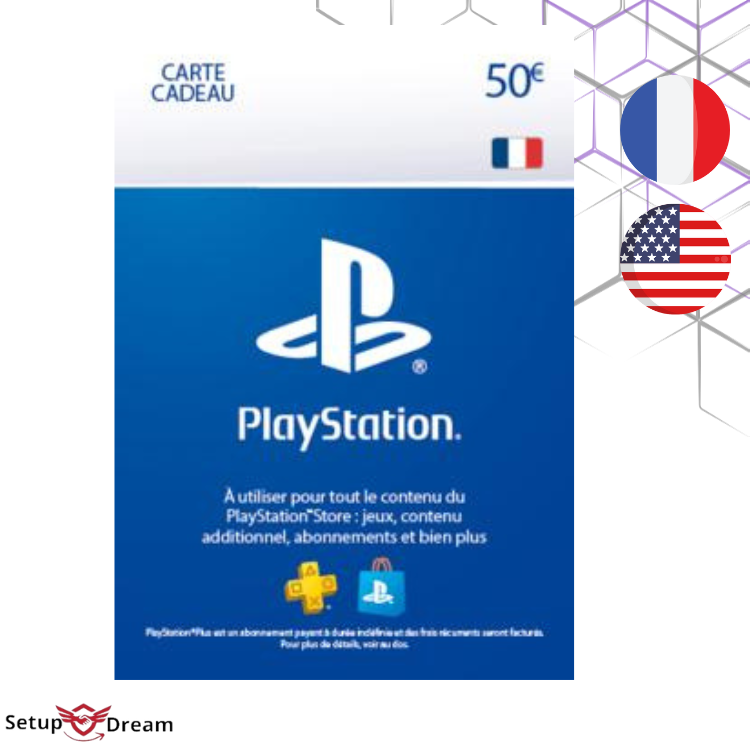 Carte PlayStation Store 50€