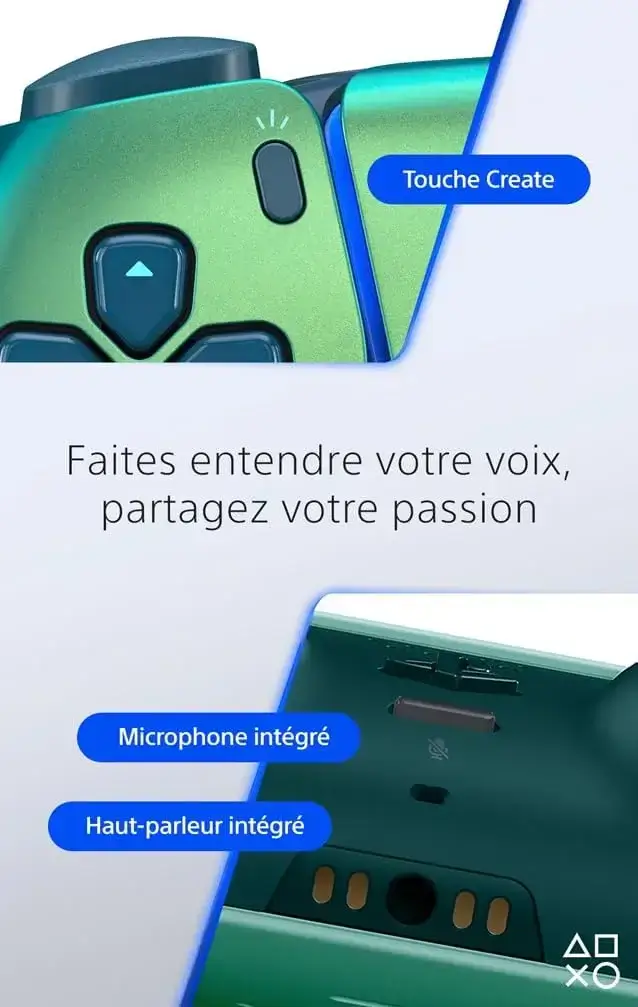 Manette PS5 DualSense Sony Sans Fil – Chroma Teal - Vue 4