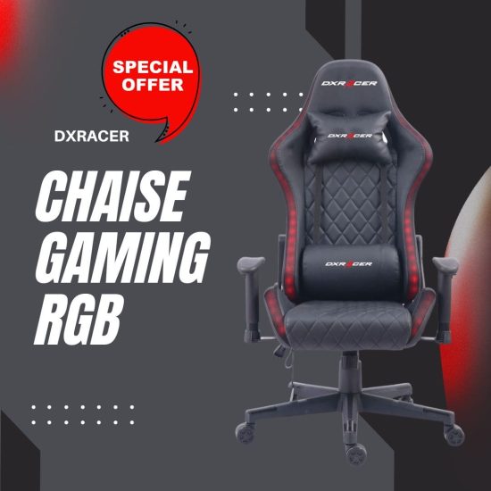 Chaise Gamer DxRacer RGB – DXR6