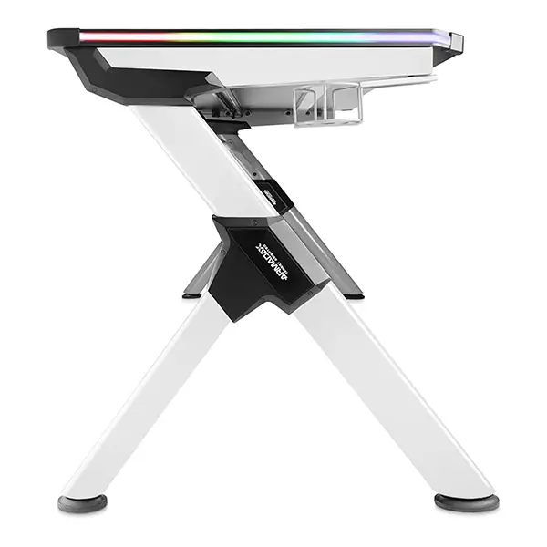 Bureau Gamer ArmadaX Archer B1 RGB 150cm Blanc - Vue 4