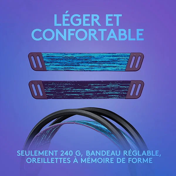 Logitech G G335 (Noir) | Prix Maroc - Vue 3