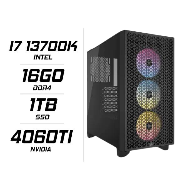 PC Gamer Intel I7 13700K RTX 4060TI
