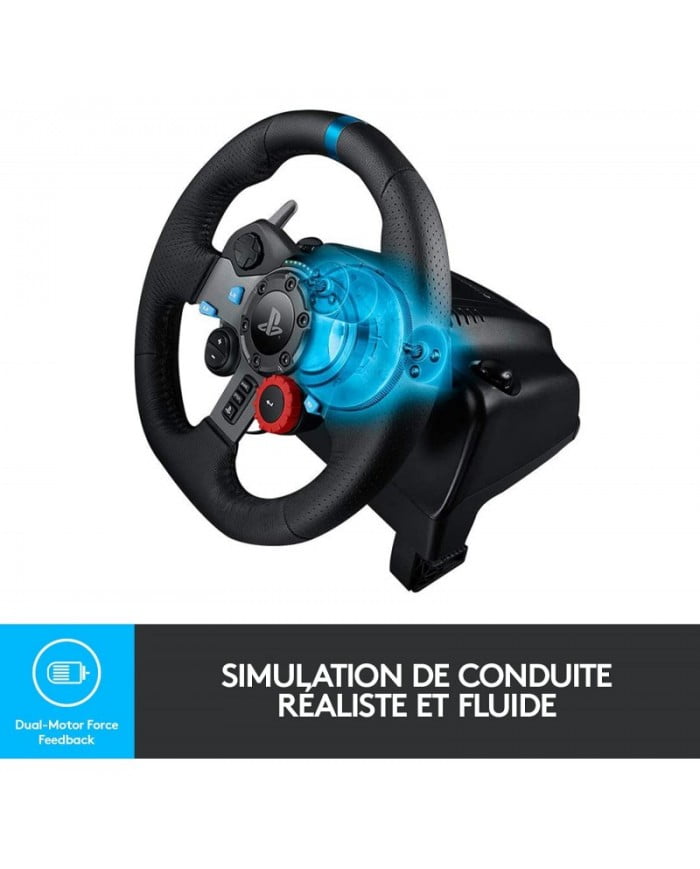 Volant Ps5 - Ps4 et Pc - Logitech G29 | Maroc - Vue 4