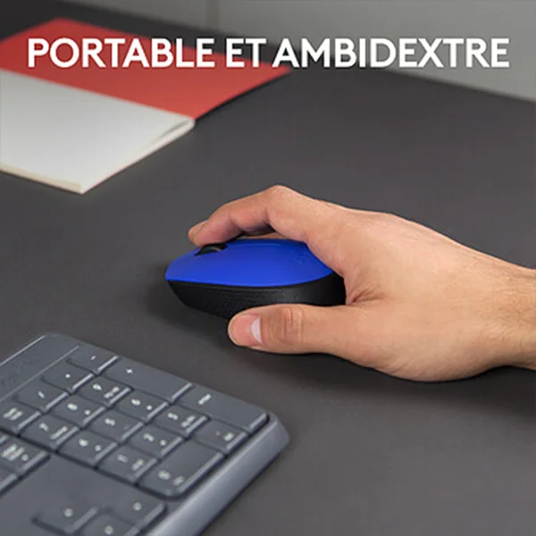 Souris Logitech M171 Wireless (Bleu) - Vue 3