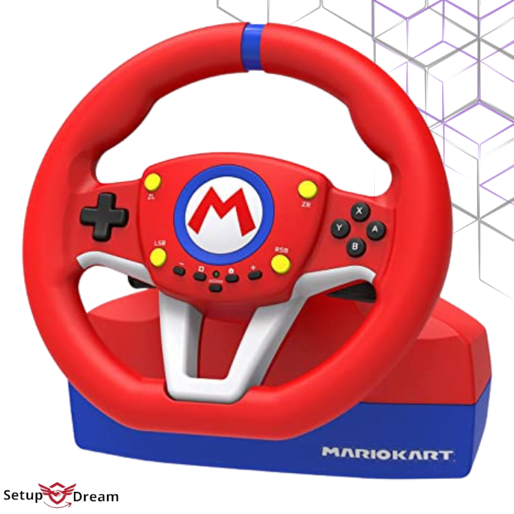 VOLANT DE COURSE HORI NSW MARIO KART PRO MINI (NSW-204A) - Vue 4