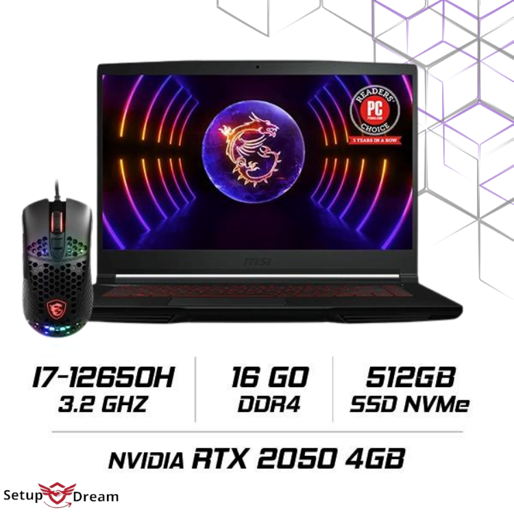 MSI Thin GF63 12UCX-809XFR