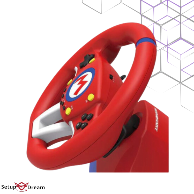 VOLANT DE COURSE HORI NSW MARIO KART PRO MINI (NSW-204A) - Vue 3