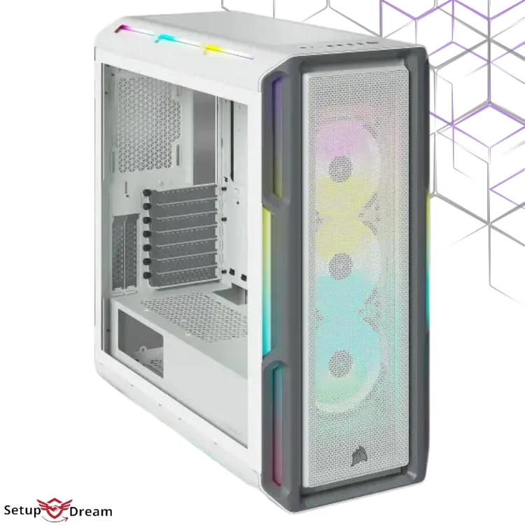 Boîtier Corsair iCUE 5000T RGB Blanc | Prix Maroc