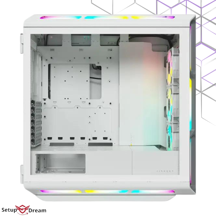 Boîtier Corsair iCUE 5000T RGB Blanc | Prix Maroc - Vue 4