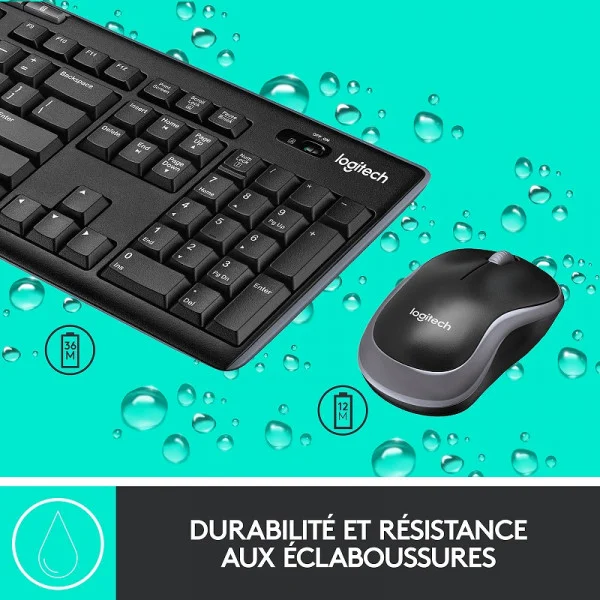 Logitech MK270 Wireless Combo - Vue 5