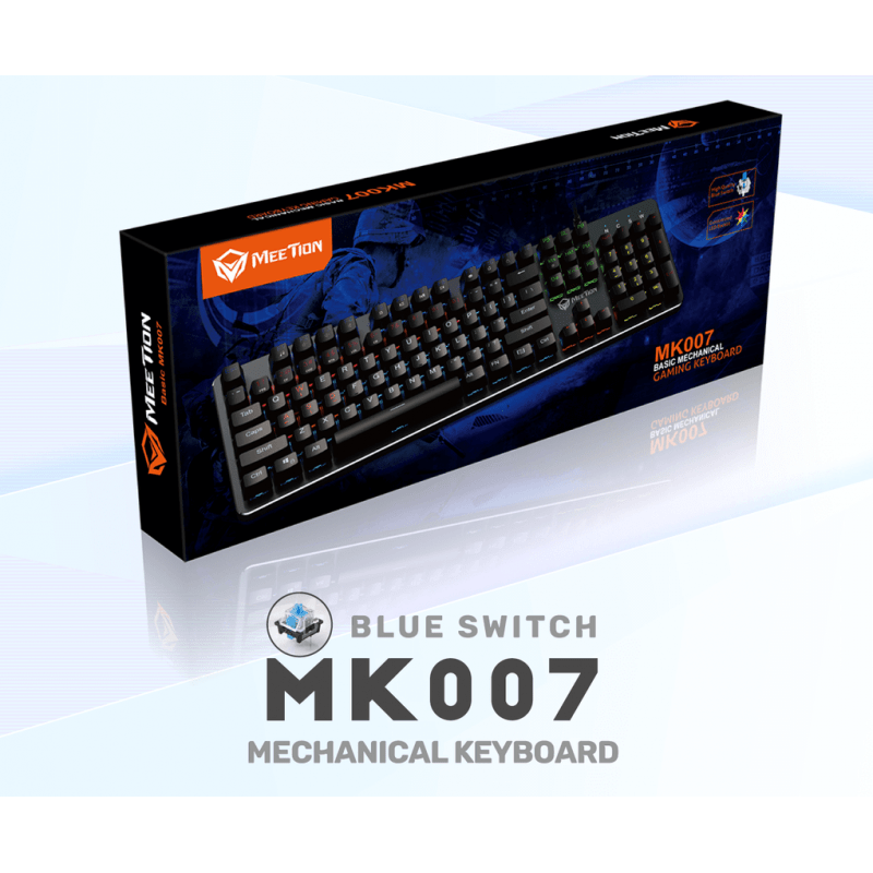 CLAVIER MÉCANIQUE GAMING MEETION MK007 - Vue 3