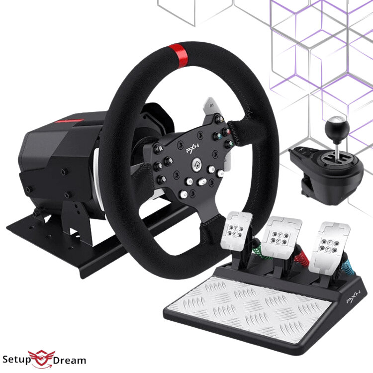 Volant de Course PXN V10 FFB pour PC, PS5, PS4, Xbox, Switch | Maroc