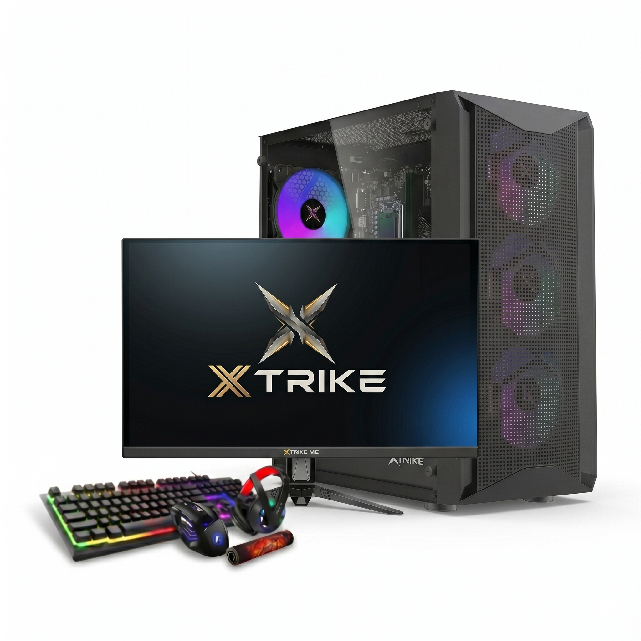 PC GAMER FULL SETUP - AMD Ryzen 5 5500 | RTX 5060 | 16GB RAM | 512GB SSD |