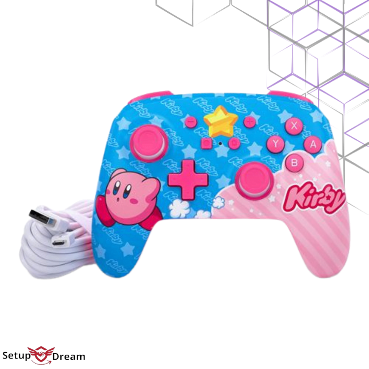Manette filaire pour Nintendo Switch PowerA Kirby | Maroc - Vue 6
