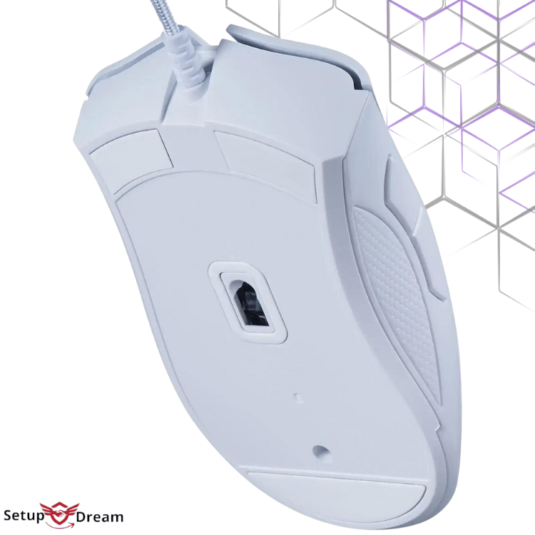 Razer DeathAdder Essential (Blanc) - Vue 3