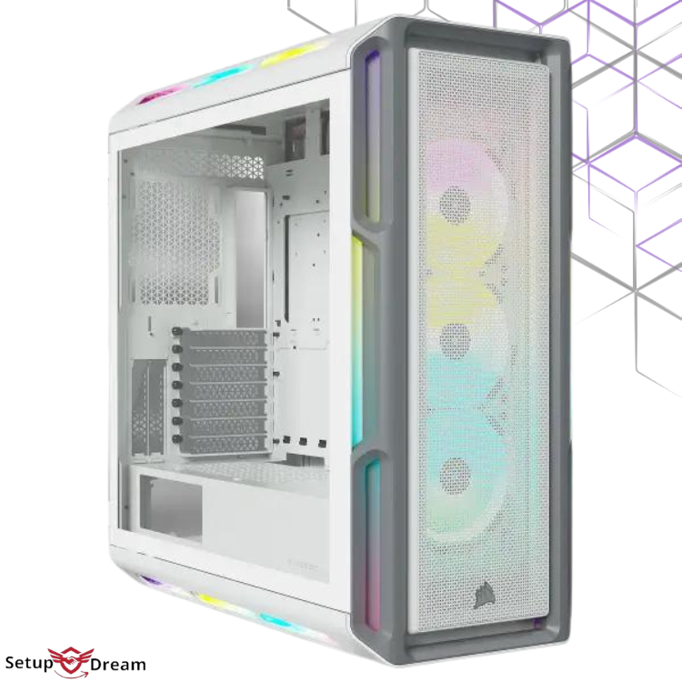 Boîtier Corsair iCUE 5000T RGB Blanc | Prix Maroc