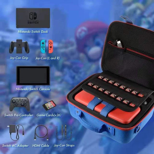 Grand Étui Console Nintendo Switch Mario - Vue 4