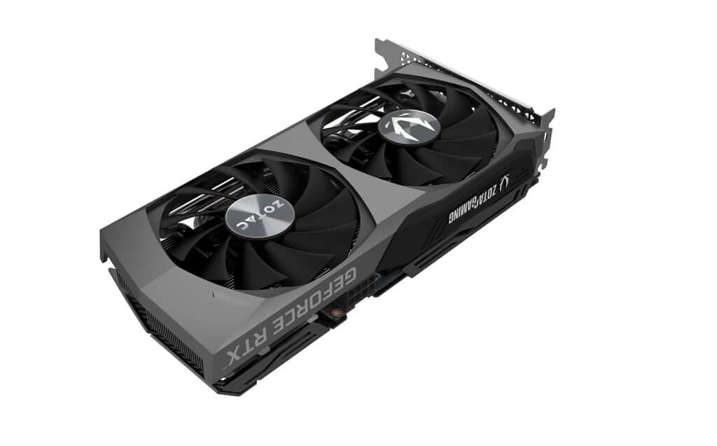 ZOTAC GeForce RTX 3060 Ti Twin Edge (LHR) - Vue 3