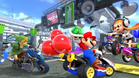 Jeu Mario kart 8 deluxe -Nintendo Switch - Vue 3