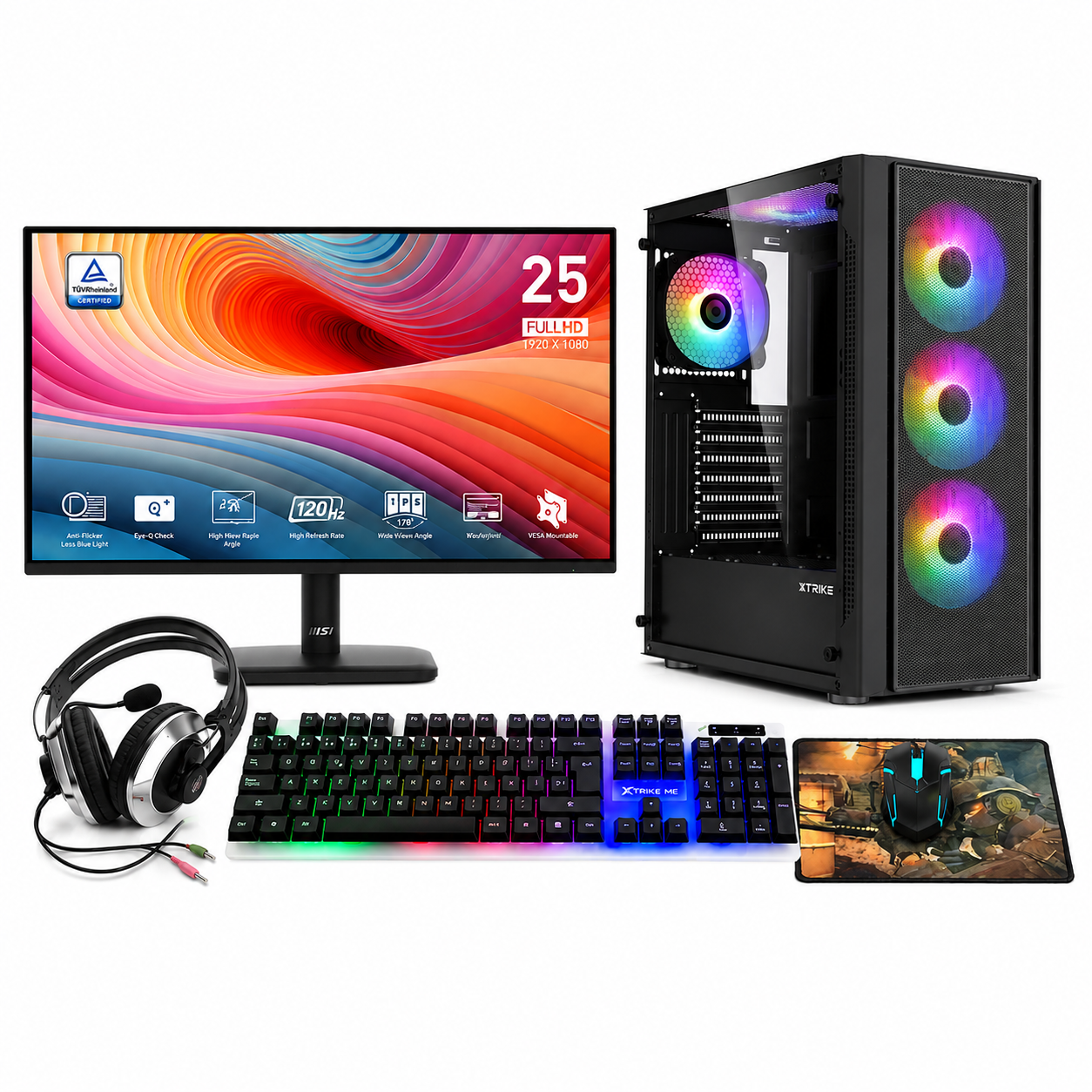 SETUP GAMER RYZEN 5 3400G-VEGA 11/16Go