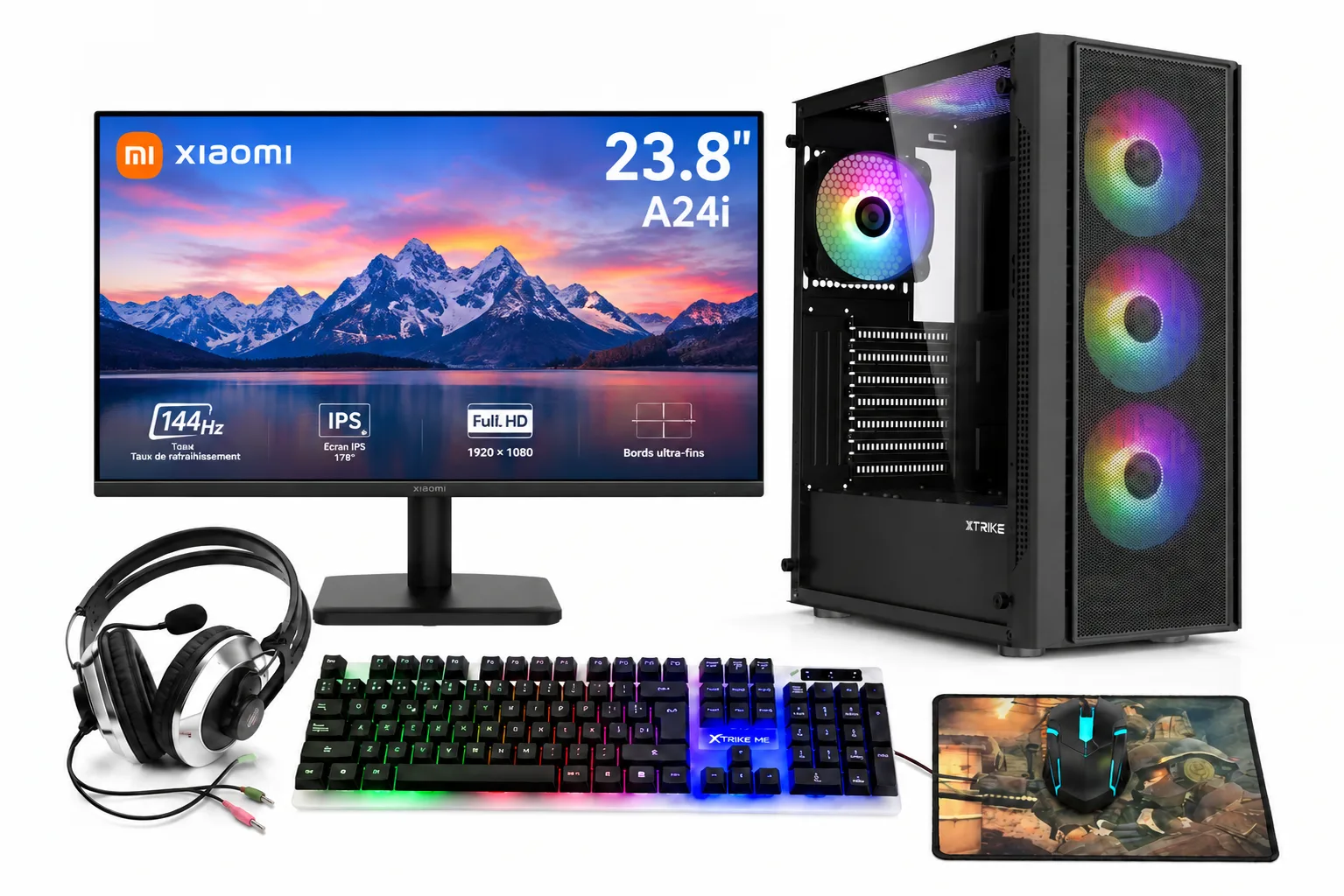 SETUP GAMER RYZEN 5 3400G-VEGA 11/8Go