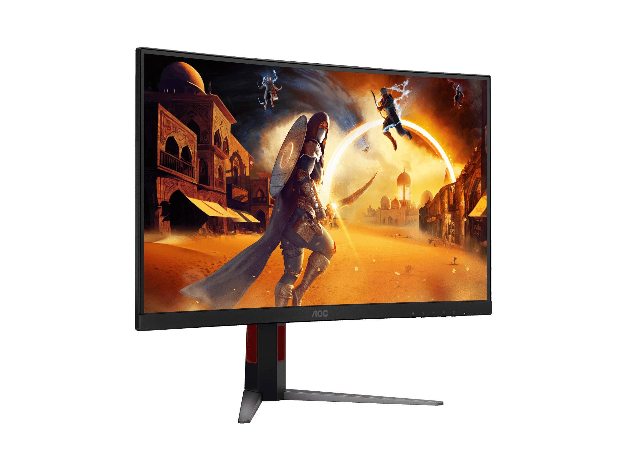 AOC CQ27G4 27″ Fast VA Curved 0.5ms 180Hz 2K - Vue 3