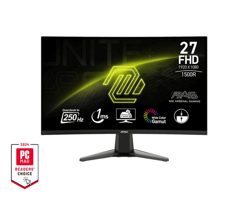 MSI Optix G27C4X 27″ 250Hz Freesync Curved | Monitors