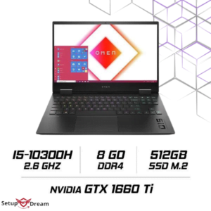  HP OMEN 15-ek0000nk i5-10300H / 8Go / SSD 512Go / GTX 1660TI 6G | Prix Maroc 1