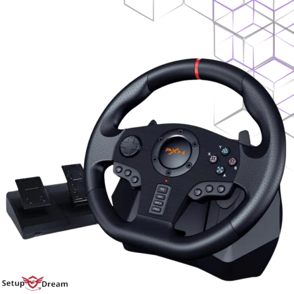 Volant de Course PXN V900 pour PC, PS5, PS4, Xbox, Switch | Maroc 1