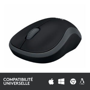 Logitech Wireless Mouse M185 (Gris) 