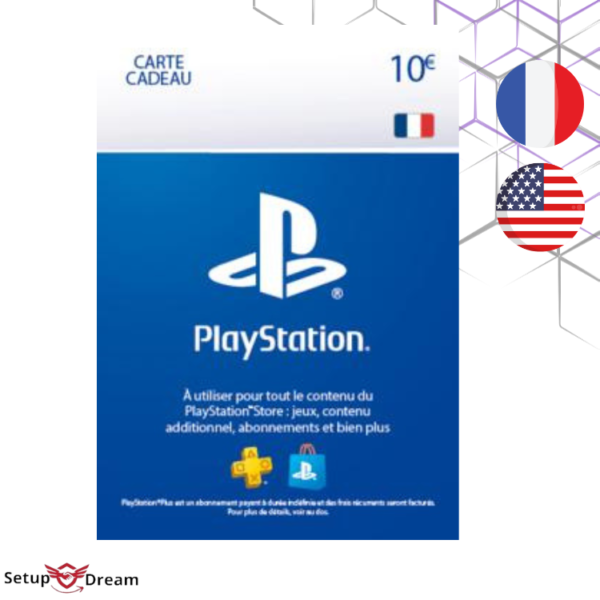 Carte PlayStation Store 10€ 1