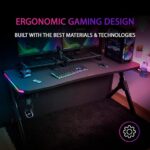 Bureau Gaming RGB – Mars Gaming MGDXLRGB – NOIR | Prix Maroc 2