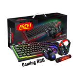 AEROCOOL AC100 AIR Rouge + COMBO GAMER SH (Casque, Clavier, Souris, Tapis)