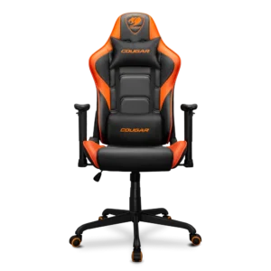 Cougar ARMOR ELITE Orange & Black Chaise Gaming | Prix Maroc