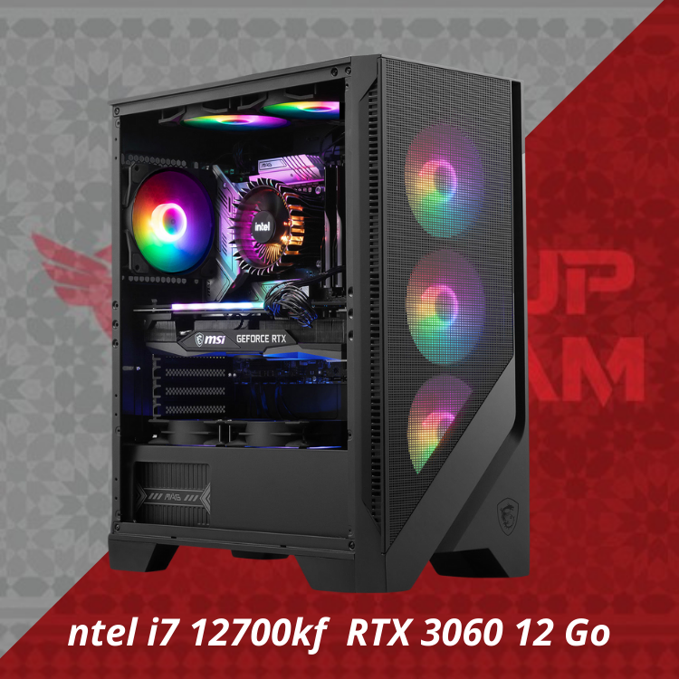 PC Gamer Intel i7 12700KF RTX 3060 12 Go