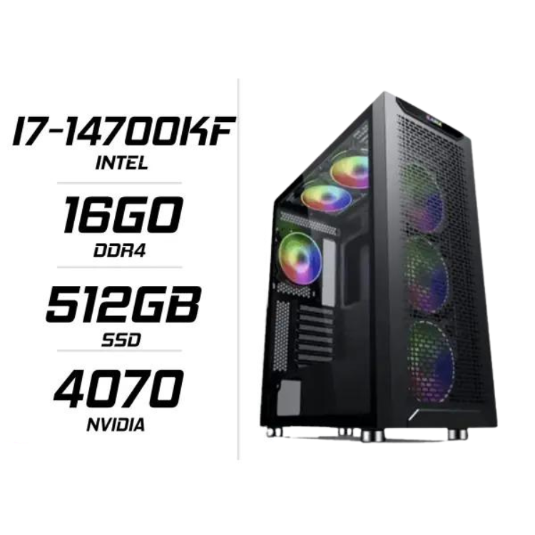 PC Gamer Intel I7 14700KF RTX 4070 1